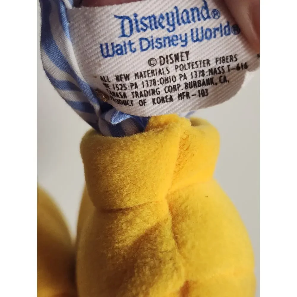 Vtg Disney Parks Mickey Mouse Plus Zippered Pajamas Bag NWT 24